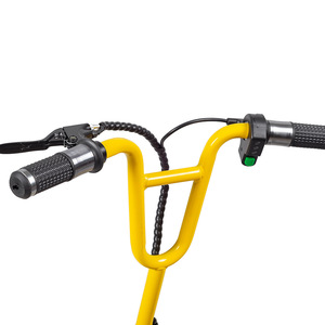 Trottinette électrique pliable pour enfants, cadre en alliage d'aluminium, vitesse maximale de 18 km/h, lampe LED alimentée, capacité de charge de 80 kg, siège pour utilisation urbaine - Product Image 4