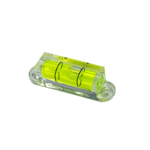Nivel de burbuja RISUX integrado con nivel de burbuja cuadrado y orificios de montaje para uso en bricolaje - Product Image 1