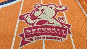 เสื้อเบสบอลสีเหลืองปักลายแบบติดกระดุมตาข่ายระบายอากาศได้ดีแห้งเร็ว - Product Image 3