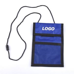 Custom RFID Blocking Travel Passport <b>Holder</b> Neck Wallet - Personalized Family Travel <b>Document</b> Organizer - Product Image 1