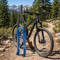 Fourche à air TOSEEK VTT, axe traversant 26/27,5/29 pouces, débattement 120 mm, 15x110, épaule conique, verrouillage et réglage de rebond, alliage Mg, OEM Pro, vente en gros