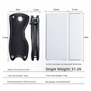 Ww76 ที่ซ่อมสนามกอล์ฟแบบพับได้โลหะสั่งทำพิเศษพร้อมโลโก้ ขายดี พร้อมที่ทำเครื่องหมายลูกกอล์ฟ ที่หนีบหมวกแม่เหล็ก อุปกรณ์เสริมสำหรับซ่อมแซม - Product Image 4