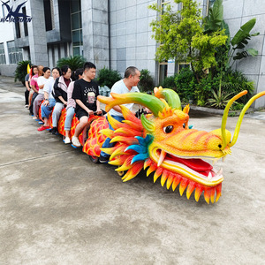 Train sans rails animatronique <span class=keywords><strong>Dragon</strong></span> Chinois 10 places avec yeux clignotants, personnalisable, pour parcs, centres commerciaux et festivals - Product Image 3