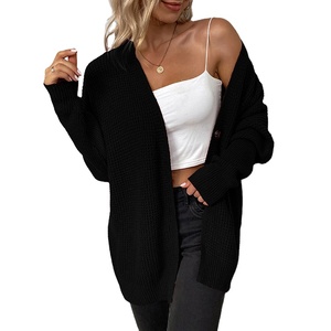 Cárdigan fino con un botón informal para <span class=keywords><strong>mujer</strong></span>, suéter de punto con <span class=keywords><strong>manga</strong></span> de murciélago a la moda para <span class=keywords><strong>mujer</strong></span> - Product Image 6