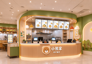 Custom Parent Child Restaurant Interior Design Kids Restaurant Furniture Family Dining Store <b>Fixtures</b> - Product Image 4