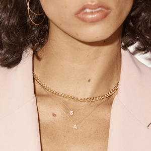 Ciondolo Charm Iniziale in Argento Sterling S925 Placcato <span class=keywords><strong>Oro</strong></span> Vero Gioielli da Donna Personalizzabili Fai-da-Te <span class=keywords><strong>Collana</strong></span> con <span class=keywords><strong>24</strong></span> Lettere e Diamanti - Product Image 6