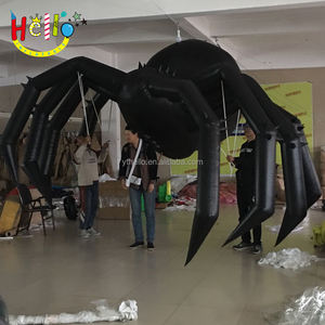 Al aire libre gigante soplado araña viuda negra Halloween inflable Decoración - Product Image 3