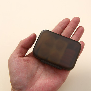 Nhựa cầm tay <span class=keywords><strong>Pill</strong></span> <span class=keywords><strong>Box</strong></span> PP công suất lớn tế bào duy nhất lưu trữ thuốc hộp xách tay hộp thuốc bán buôn - Product Image 6