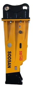 Martillo Hidráulico SOOSAN SB140 Amarillo, Equipo de Construcción de Uso Pesado - Product Image 1