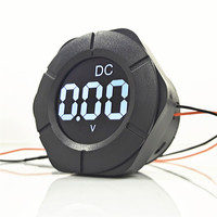 Voltmètre numérique PZEM-019V 300V monophasé DC, mini voltmètre pour voiture, affichage LCD circulaire, mesure