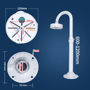 Support <span class=keywords><strong>de</strong></span> plafond réglable pour caméra <span class=keywords><strong>de</strong></span> surveillance CCTV en forme <span class=keywords><strong>de</strong></span> U <span class=keywords><strong>de</strong></span> 60 à 120 cm, <span class=keywords><strong>installation</strong></span> au plafond, rétractable, 0,6 à 1,2 m - Product Image 2
