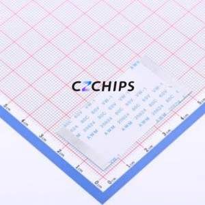 JS05A-50P-050-4-8 FFC Cable (Flexible Flat Cable) P=0.5mm Connector 50P 0.5mm 0.3mm Non-Inverting - Product Image 1