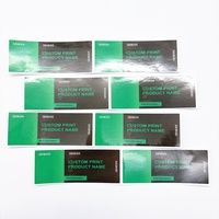 Étiquette autocollante personnalisée avec logo pour flacon de 3 ml, emballage pour flacon unique ou double avec blister