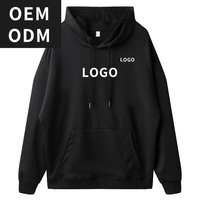 Sweat à capuche personnalisé avec logo imprimé, motif, 260 g, grande taille, veste d'hiver pour hommes et femmes, plusieurs couleurs disponibles