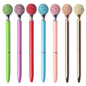 Color <b>Large</b> Diamond Twist Metal Ball Point Pen Selling Bulk Custom Manufacture Printed logo for Office Stationery <b>Gift</b> - Product Image 5