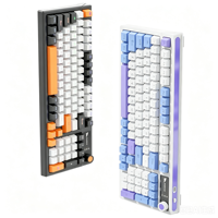 Teclado Mecánico Smailwolf Mk95, Teclado Personalizado Tri-Modo, Teclado Inalámbrico para Juegos con Intercambio en Caliente de Teclas Completas, para Oficina y Juegos
