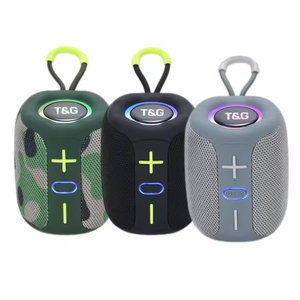 OEM ลำโพง <span class=keywords><strong>Tg658</strong></span>ไฟ LED RGB ไร้สายลำโพงเล่นเกมกันน้ำใช้แบตเตอรี่เครื่องเล่นคาราโอเกะแบบพกพา - Product Image 1