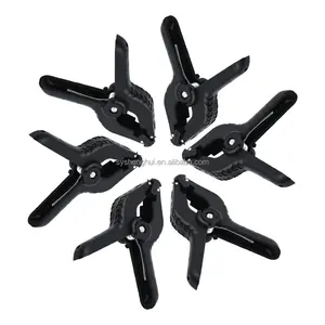 Nylon Photography Adjustable Spring Fish Clamps Photo Booth Background Stand Clip Fixed Backdrop Muslin And Green Screen