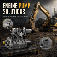 Kit de pièces détachées pour moteur diesel d'excavatrice, machines de construction lourdes, pour pompe à injection de carburant Isuzu 6BG1 6BG1T