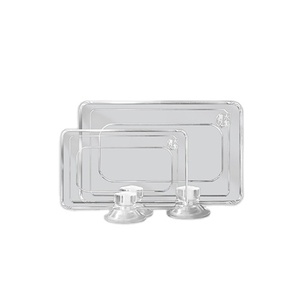 Anneau acrylique pour alimentation à point fixe Mangeoire anti-dérive pour poisson d'ornement et tortue Accessoire d'aquarium alimentaire - Product Image 1