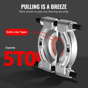 Herramientas para vehículos, 14 Uds., herramienta de extracción de extractor de rodamientos pequeños automotrices, Kit de herramientas de extractor de engranajes, separador de rodamientos y juego de extractor de engranajes - Product Image 5