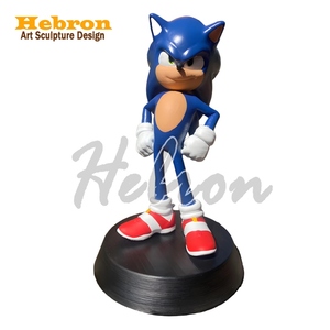 Esculturas <span class=keywords><strong>de</strong></span> Resina Artísticas en Venta, Escultura <span class=keywords><strong>de</strong></span> <span class=keywords><strong>Sonic</strong></span> the Hedgehog <span class=keywords><strong>de</strong></span> Tamaño Real en Rojo y Azul, Figura <span class=keywords><strong>de</strong></span> <span class=keywords><strong>Sonic</strong></span> para Decoración - Product Image 4