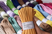 Cordon en coton tressé en zigzag ZX 5-10 mm, cordon de macramé écologique, décoration bohème pour la maison, cordon de couture pour sacs, longueur 50 m, artisanat vestimentaire