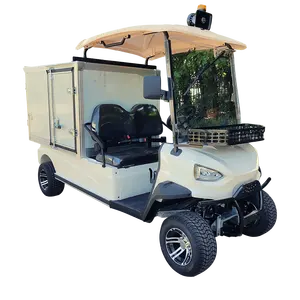 Alüminyum kargo kutusu ile gıda kaynağı veya temizlik gaz powered golf arabası buggy