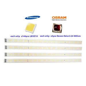 Exgowled Grow Strip Oslon 660nm Samsung LM281B LM301B LM301H Grow Strip für Spinnen lichter