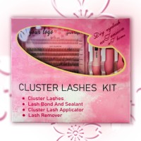 En gros, Faux cils longs naturels faits main 100D, pointes effilées effet fée, 600 bouquets, cils en segments DIY, 0.07MM, 8-25mm pour courbure
