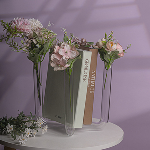 <span class=keywords><strong>Vase</strong></span> à fleurs en verre avec logo personnalisé <span class=keywords><strong>Vase</strong></span> en cristal de qualité supérieure au design unique - Product Image 4
