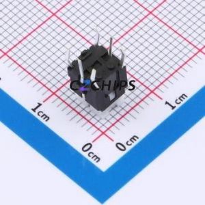 TSL06131-090B330BE-1C02 Tactile Switch Through hole-7P,6x6mm Switch Single Pole Single Throw Rectangle Button 1.8N 6mm - Product Image 2