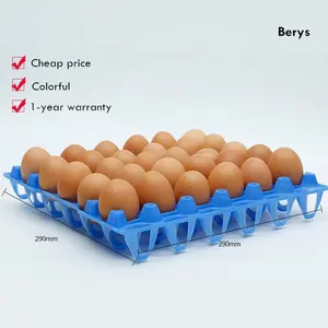 Bandejas de plástico para transporte de huevos, 30 rejillas