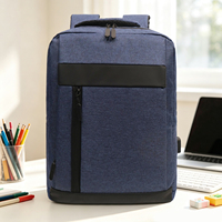 Mochila para Portátil con Logotipo Personalizado al por Mayor, con Puerto de Carga USB, Minimalista, de 15.6 Pulgadas, para Hombres y Mujeres, para Oficina, Viajes de Negocios