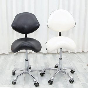 Chaise <span class=keywords><strong>Selle</strong></span> Ergonomique <span class=keywords><strong>avec</strong></span> <span class=keywords><strong>Dossier</strong></span> pour Salon <span class=keywords><strong>de</strong></span> Beauté, Clinique Dentaire, Hôpital et Esthéticienne - Product Image 2