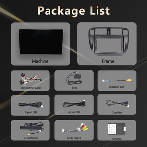 Maisimei universale Android autoradio Touch Screen per HONDA CIVIC 9 pollici RHD manuale AC Matter nero 1996-2001 - Product Image 4