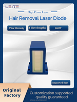 Pièce à main de réparation laser à diode LT HPL, 800W, 808nm 1064nm, 8 barres américaines, hauteur 52mm, double longueur d'onde, haute puissance, grand faisceau