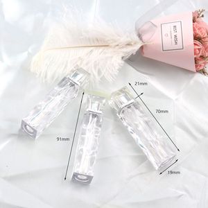 Chất Lượng Cao Biểu Tượng Tùy Chỉnh Nội Bộ Bạc Độc Đáo Nhựa Lip Gloss <span class=keywords><strong>Container</strong></span> Vuông 3Ml Ưa Thích Vuông Son Bóng Ống - Product Image 5
