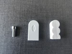 Sistema de elevación de puertas de gabinete 3 en 1 de acero y plástico con tornillo, perno y cierre de leva, mini sistema de fijación con zincado, montaje en pared, herrajes no desmontables - Product Image 2