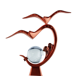 <span class=keywords><strong>Statuette</strong></span> de mouette personnalisée, oiseau volant, souvenir, articles cadeaux avec base en cristal transparent - Product Image 5