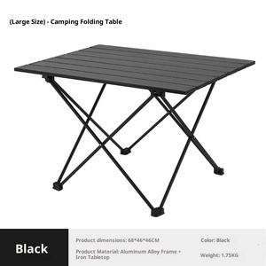 Ngoài trời siêu nhẹ hợp kim nhôm + sắt có thể gập lại Dã Ngoại bàn cắm trại bãi biển di động tự lái tour du lịch bán buôn - Product Image 6