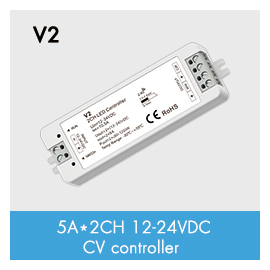 Hot bán CCT thông minh Led điều khiển từ xa V2 + R12 12-24V 2 kênh CV kép màu Led điều khiển RF không dây dimmers Set - Product Image 2