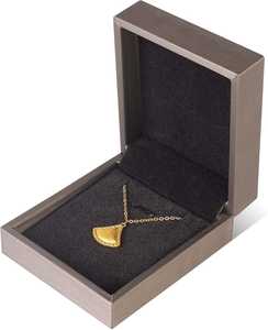 กล่องเครื่องประดับหนัง PU แปรงสำหรับใส่แหวนต่างหูสร้อยคอเครื่องประดับกล่องแหวนสี่เหลี่ยม - Product Image 4