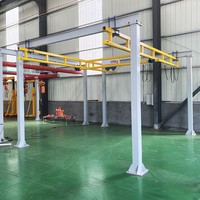 Grue de poste de travail KBK, grue à portique légère, système de rail de suspension rigide KBK pour atelier