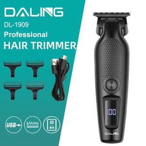 <span class=keywords><strong>DALING</strong></span>, nueva cortadora de pelo eléctrica profesional con carga USB recargable, cortadora de pelo inalámbrica de corte automático, la más nueva para salón - Product Image 2