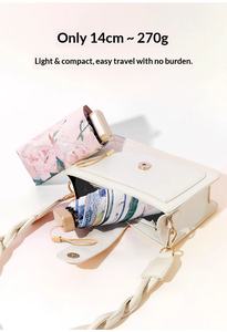 Sombrilla Manual de Doble Uso <span class=keywords><strong>para</strong></span> Mujer, Estilo Pintura al Óleo, con Mango de Silicona, Protección UV del 35% <span class=keywords><strong>para</strong></span> Días Soleados y Lluviosos, 6 Varillas, <span class=keywords><strong>para</strong></span> <span class=keywords><strong>Terraza</strong></span> - Product Image 6