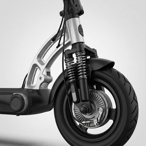 Trottinette électrique adulte Hikerboy <span class=keywords><strong>Foxtrot</strong></span> Plus à deux roues avec écran LCD, 3 modes de vitesse, absorption des chocs avant, application, conduite urbaine fluide - Product Image 2