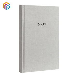 Custom <strong>Print</strong> Linen Hardcover Five Minutes Journals Offset Paper Pages Gratitude Notebook Planner - Product Image 2