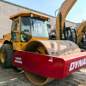 Rodillo de carretera usado de Suecia DYNAPAC CA602D, rodillo de neumático de segunda mano vibratorio de un solo tambor con bomba de motor, garantía de 1 año - Product Image 1