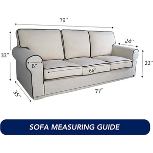 3 Pieces 3+2+1 <b>Sofa</b> Cover Set Jacquard Knitting Three Seat Luxury Modern Washable Elastic Stretch <b>Sofa</b> Covers - Product Image 5